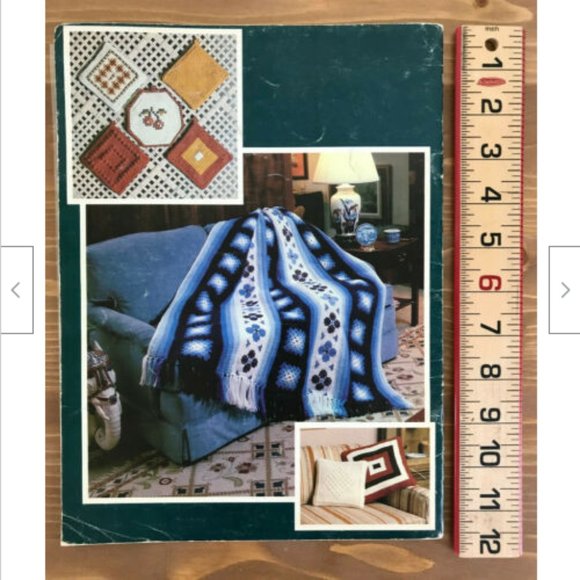 Vtg Leisure Arts Teach Yourself Afghan Stitch Craft Book 122 Marion Graham 1978 - Picture 2 of 4